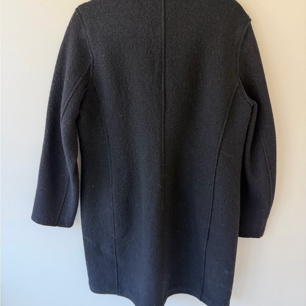 J. Crew wonens black Pea Coat - Picture 3 of 4